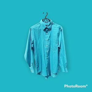 Men's Blue Chaps Dress Shirt